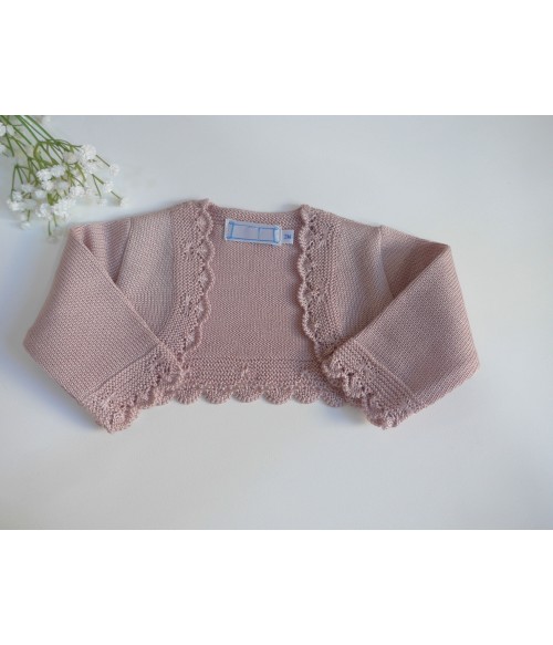 Chaqueta bolero perle rosa...